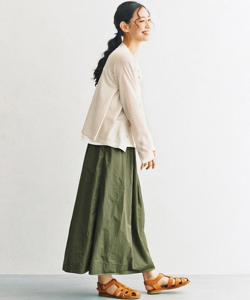 and myera（アンド マイラ）の「ａｎｄ　ｍｙｅｒａ　タイプライタースカート（スカート・レディース・ブラック/カーキ・SMALL/MEDIUM/LARGE/X-LARGE）」の19枚目の写真