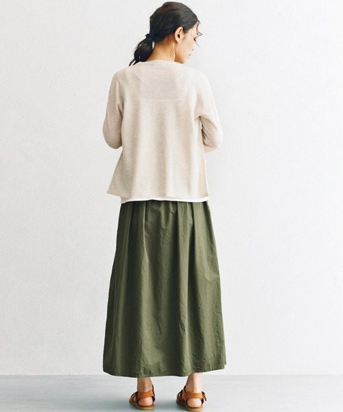 and myera（アンド マイラ）の「ａｎｄ　ｍｙｅｒａ　タイプライタースカート（スカート・レディース・ブラック/カーキ・SMALL/MEDIUM/LARGE/X-LARGE）」の21枚目の写真