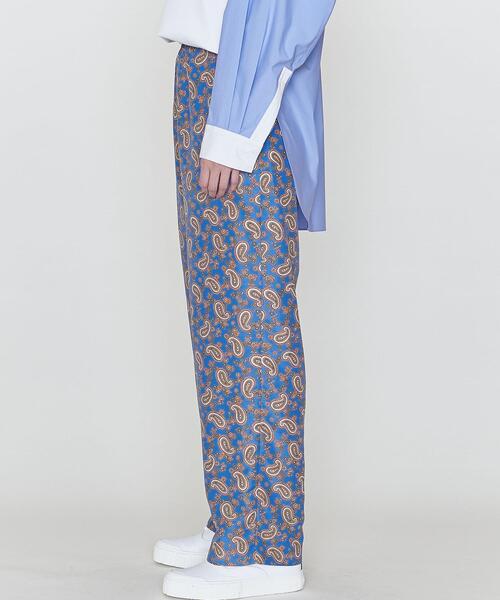 ASTRAET（アストラット）の「＜ASTRAET（アストラット）＞ペイズリー イージー ワイドパンツ（その他パンツ・レディース・イエロー/コバルトブルー・1/0/00）」の4枚目の写真