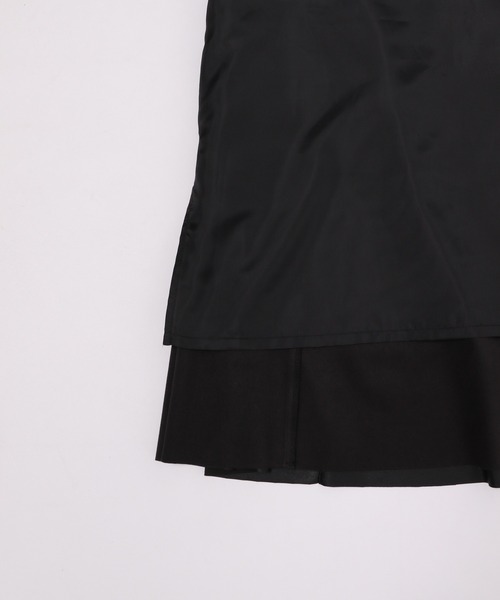 LEPSIM（レプシィム）の「フェイクレザーセミフレアスカート　953220（スカート・レディース・ブラウン/ブラック・LARGE/MEDIUM）」の13枚目の写真