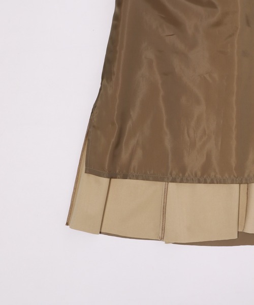 LEPSIM（レプシィム）の「フェイクレザーセミフレアスカート　953220（スカート・レディース・ブラウン/ブラック・LARGE/MEDIUM）」の15枚目の写真