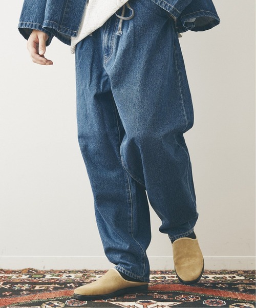 JOURNAL STANDARD（ジャーナルスタンダード）の「【殿堂入りベストセラー】デニムトレイルバルーンパンツ（デニムパンツ・メンズ・ブルー系その他/ブラック系その他2/ブラック系その他/ブルー系その他2/ナチュラル・SMALL/LARGE/MEDIUM）」の4枚目の写真