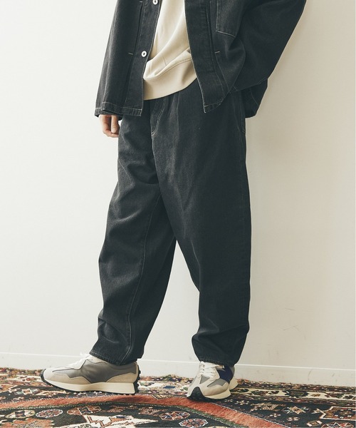 JOURNAL STANDARD（ジャーナルスタンダード）の「【殿堂入りベストセラー】デニムトレイルバルーンパンツ（デニムパンツ・メンズ・ブルー系その他/ブラック系その他2/ブラック系その他/ブルー系その他2/ナチュラル・SMALL/LARGE/MEDIUM）」の20枚目の写真