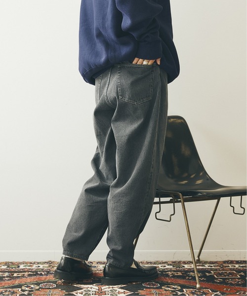 JOURNAL STANDARD（ジャーナルスタンダード）の「【殿堂入りベストセラー】デニムトレイルバルーンパンツ（デニムパンツ・メンズ・ブルー系その他/ブラック系その他2/ブラック系その他/ブルー系その他2/ナチュラル・SMALL/LARGE/MEDIUM）」の16枚目の写真