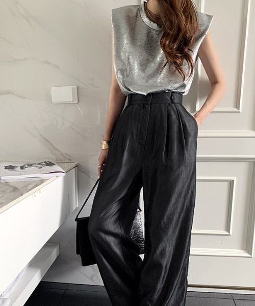 MANGROVE（マングローブ）の「ブライトフライングスリーブ（タンクトップ・レディース・ブラック/シルバー/ゴールド・FREE）」の15枚目の写真