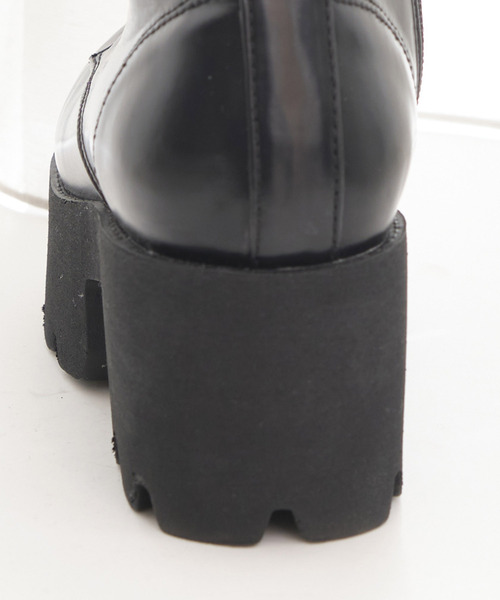 TITTY&CO.（ティティーアンドコー）の「スピンドルショートブーツ（ブーツ・レディース・ブラック/ブラウン・SMALL/MEDIUM/LARGE）」の10枚目の写真