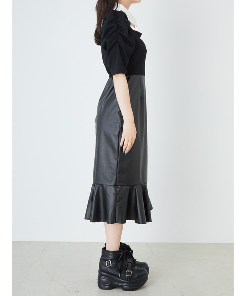 Jamie エーエヌケー（ジェイミーエーエヌケー）の「コケティッシュワンピース（ワンピース・レディース・ブラック/A・M）」の4枚目の写真