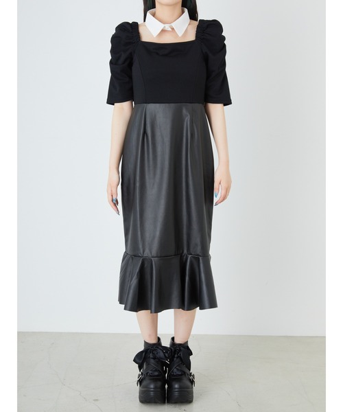 Jamie エーエヌケー（ジェイミーエーエヌケー）の「コケティッシュワンピース（ワンピース・レディース・ブラック/A・M）」の3枚目の写真