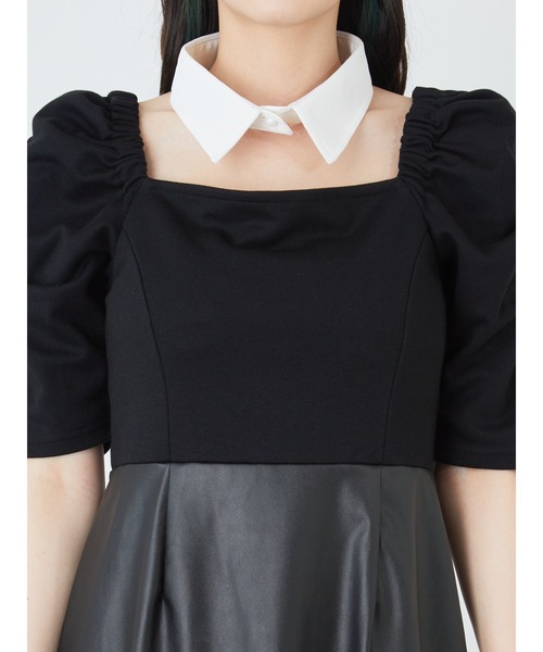 Jamie エーエヌケー（ジェイミーエーエヌケー）の「コケティッシュワンピース（ワンピース・レディース・ブラック/A・M）」の7枚目の写真