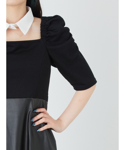 Jamie エーエヌケー（ジェイミーエーエヌケー）の「コケティッシュワンピース（ワンピース・レディース・ブラック/A・M）」の6枚目の写真