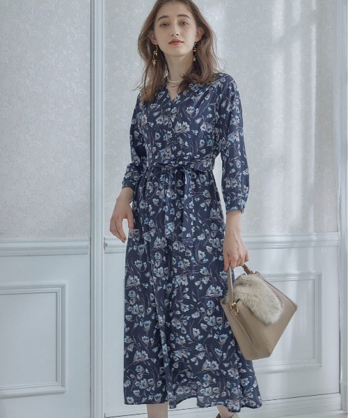 花柄カシュクールロングワンピース ワンピース Agenda 12twelve アジェンダ のワンピース 花柄カシュクールロングワンピース 5 5608 を購入できます 12twelve Agenda トゥエルブ ワンピース ドレス アジェンダ のファッション 期間限定セール中
