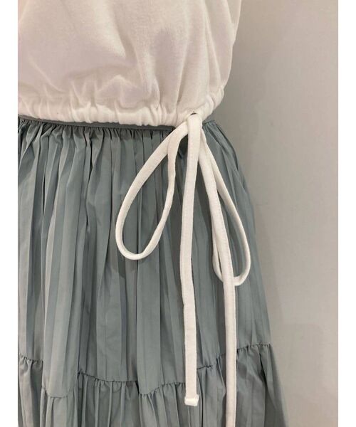MERCURYDUO（マーキュリーデュオ）の「スイッチングプリーツスカート（スカート・レディース・アイボリー/ミント/ラベンダー/ライトブルー・FREE）」の17枚目の写真