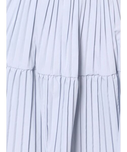 MERCURYDUO（マーキュリーデュオ）の「スイッチングプリーツスカート（スカート・レディース・アイボリー/ミント/ラベンダー/ライトブルー・FREE）」の7枚目の写真