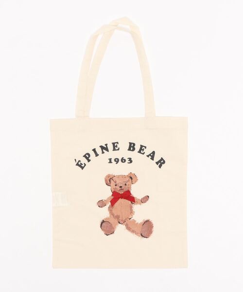 épine shop bag tote ivory エピヌ トートバッグ epine 新品 エピヌ shop bag tote トートバッグ KNR キナリ
