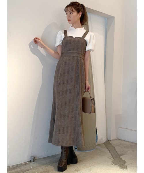 dazzlin（ダズリン）の「コンパクトパフスリーブトップス（ニット/セーター・レディース・オフホワイト/グレー/ブラック/モカ・FREE）」の9枚目の写真