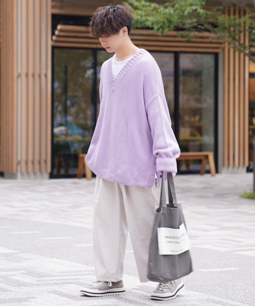 ADAMASTE（アダマスト）の「ワンタックベーシックワイドパンツ（その他パンツ・メンズ・ホワイト/ブラック・SMALL/MEDIUM/LARGE）」の8枚目の写真