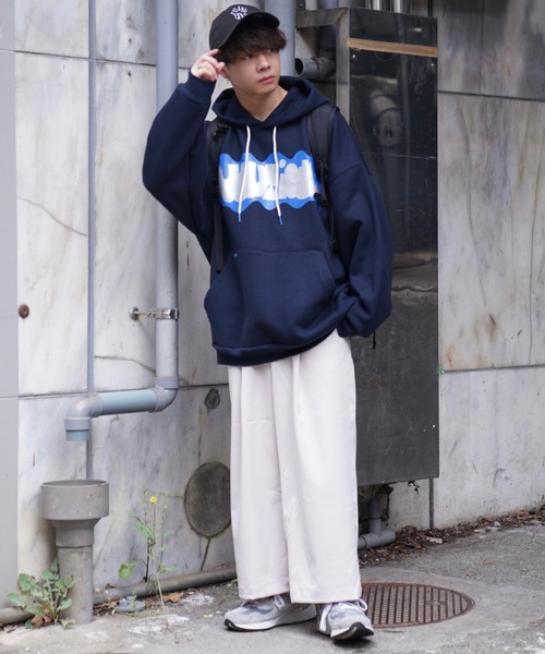 ADAMASTE（アダマスト）の「ワンタックベーシックワイドパンツ（その他パンツ・メンズ・ホワイト/ブラック・SMALL/MEDIUM/LARGE）」の10枚目の写真