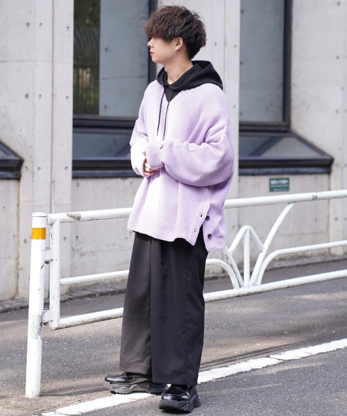 ADAMASTE（アダマスト）の「ワンタックベーシックワイドパンツ（その他パンツ・メンズ・ホワイト/ブラック・SMALL/MEDIUM/LARGE）」の18枚目の写真