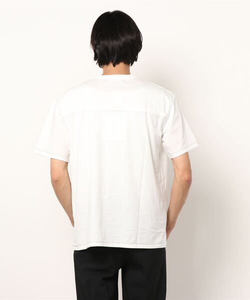 ANREALAGE（アンリアレイジ）の「ANREALAGE(アンリアレイジ) GROUND print t-shirts（Tシャツ/カットソー・メンズ・ホワイト/ブラック・46/48）」の3枚目の写真