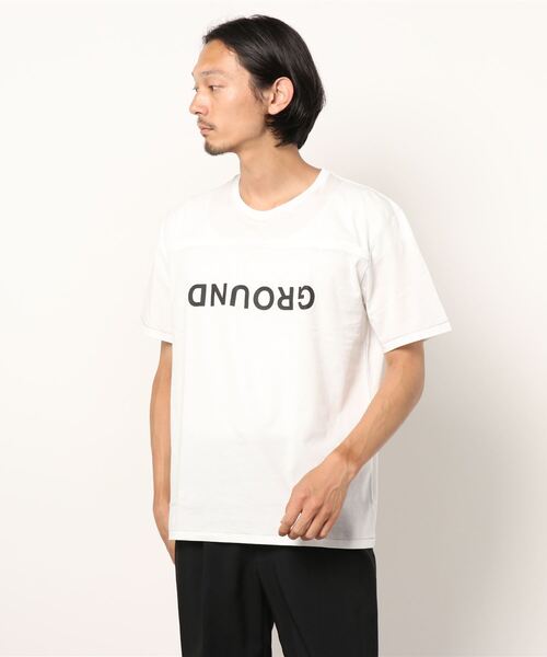 ANREALAGE（アンリアレイジ）の「ANREALAGE(アンリアレイジ) GROUND print t-shirts（Tシャツ/カットソー・メンズ・ホワイト/ブラック・46/48）」の17枚目の写真