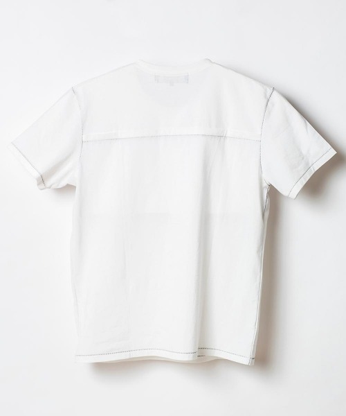 ANREALAGE（アンリアレイジ）の「ANREALAGE(アンリアレイジ) GROUND print t-shirts（Tシャツ/カットソー・メンズ・ホワイト/ブラック・46/48）」の5枚目の写真