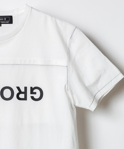 ANREALAGE（アンリアレイジ）の「ANREALAGE(アンリアレイジ) GROUND print t-shirts（Tシャツ/カットソー・メンズ・ホワイト/ブラック・46/48）」の7枚目の写真