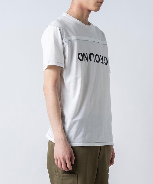 ANREALAGE（アンリアレイジ）の「ANREALAGE(アンリアレイジ) GROUND print t-shirts（Tシャツ/カットソー・メンズ・ホワイト/ブラック・46/48）」の10枚目の写真