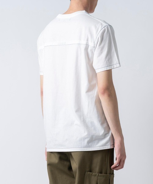 ANREALAGE（アンリアレイジ）の「ANREALAGE(アンリアレイジ) GROUND print t-shirts（Tシャツ/カットソー・メンズ・ホワイト/ブラック・46/48）」の11枚目の写真