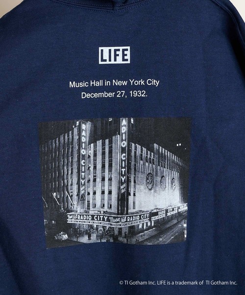 VOTE MAKE NEW CLOTHES(ボートメイクニュークローズ)の「【OT】トリプルネームスウェットトレーナーフーディー(スウェット・レディース・グレー/ネイビー・FREE)」の8枚目の写真