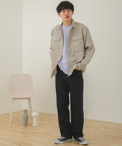 SENSE OF PLACE by URBAN RESEARCH(センスオブプレイスバイアーバンリサーチ)の「『セットアップ対応』デニムストレートパンツ(デニムパンツ・メンズ・インディゴブルー/ブラック/アイボリー・MEDIUM/LARGE)」の8枚目の写真