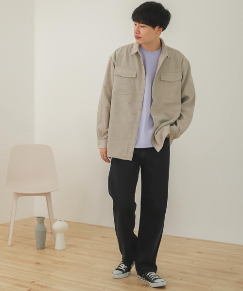 SENSE OF PLACE by URBAN RESEARCH(センスオブプレイスバイアーバンリサーチ)の「『セットアップ対応』デニムストレートパンツ(デニムパンツ・メンズ・インディゴブルー/ブラック/アイボリー・MEDIUM/LARGE)」の13枚目の写真