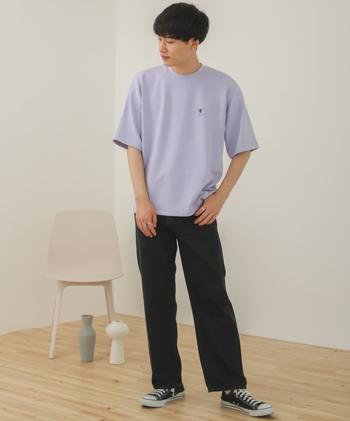 SENSE OF PLACE by URBAN RESEARCH(センスオブプレイスバイアーバンリサーチ)の「『セットアップ対応』デニムストレートパンツ(デニムパンツ・メンズ・インディゴブルー/ブラック/アイボリー・MEDIUM/LARGE)」の14枚目の写真