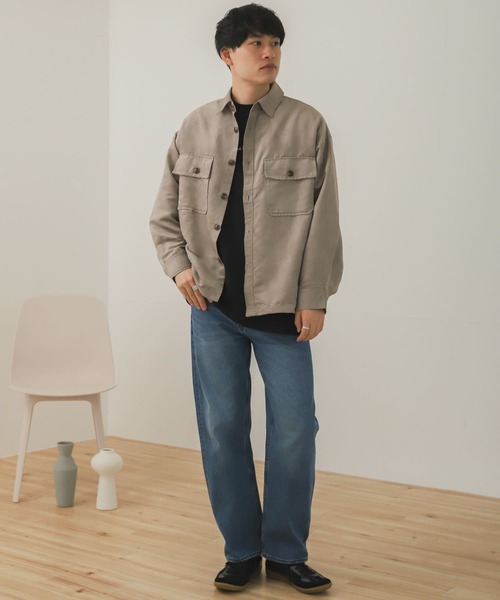 SENSE OF PLACE by URBAN RESEARCH(センスオブプレイスバイアーバンリサーチ)の「『セットアップ対応』デニムストレートパンツ(デニムパンツ・メンズ・インディゴブルー/ブラック/アイボリー・MEDIUM/LARGE)」の19枚目の写真