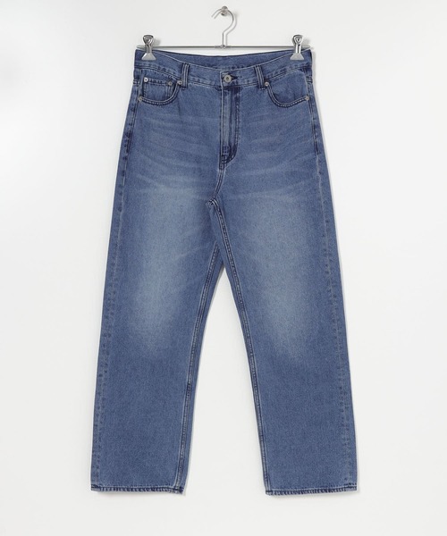 SENSE OF PLACE by URBAN RESEARCH(センスオブプレイスバイアーバンリサーチ)の「『セットアップ対応』デニムストレートパンツ(デニムパンツ・メンズ・インディゴブルー/ブラック/アイボリー・MEDIUM/LARGE)」の22枚目の写真