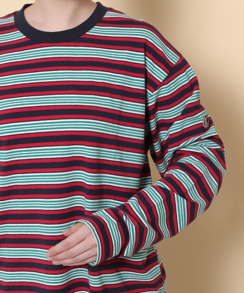 KEITA MARUYAMA（ケイタマルヤマ）の「【KEITA MARUYAMA】マルチボーダーロンT（Tシャツ/カットソー・レディース・オレンジ/グリーン/レッド・FREE）」の14枚目の写真