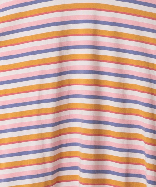 KEITA MARUYAMA（ケイタマルヤマ）の「【KEITA MARUYAMA】マルチボーダーロンT（Tシャツ/カットソー・レディース・オレンジ/グリーン/レッド・FREE）」の20枚目の写真