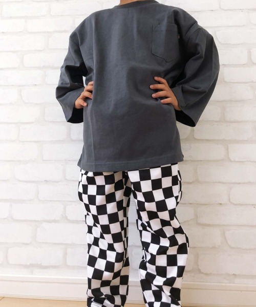 THE CASUAL（カジュアル）の「ダンボール シェフ パンツ ボトム キッズ（スウェットパンツ・キッズ・ブラウン系その他/ブラウン/ベージュ系その他/ブラック/ネイビー系/ベージュ系その他2/グレー系その他/杢グレー/ホワイト系その他/ベージュ・130cm/100cm/120cm/140cm/160cm/110cm/150cm）」の22枚目の写真