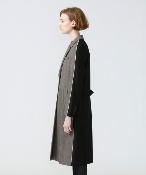 LOVELESS（ラブレス）の「グレンチェックコンビ チェスターコート
