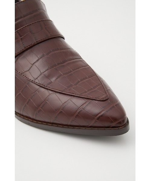 rienda（リエンダ）の「ポインテッドトゥチェーン付きローファー（ローファー・レディース・レッド/ブラック/ベージュ・LARGE/SMALL/MEDIUM）」の18枚目の写真