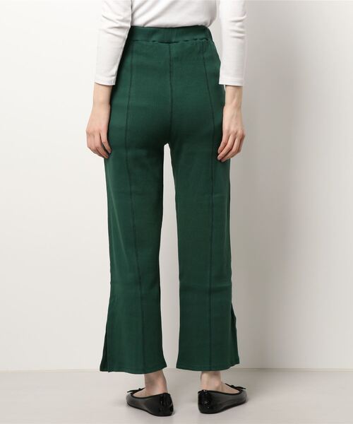 チチカカ（チチカカ）の「ワッフルｘテレコスリットパンツ（その他パンツ・レディース・ブラウン/グリーン・FREE）」の22枚目の写真