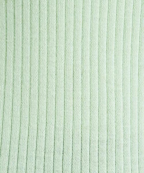 green label relaxing(グリーンレーベルリラクシング)の「リブ タートルネック 袖ボタン プルオーバー ニット -ウォッシャブル-(ニット/セーター・レディース・ブラック/オフホワイト/ピンク/ライム・FREE)」の19枚目の写真