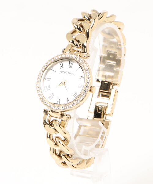 ARMITRON NEWYORK（アーミトロンニューヨーク）の「ARMITRON レディースドレスウォッチ（アナログ腕時計・レディース・ピンクゴールド/シルバー/ゴールド・FREE）」の11枚目の写真