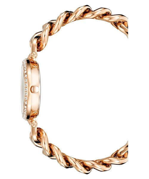 アーミトロン レディース クオーツ ドレスウォッチ ローズゴールド 12 (モデル: 75/5381MPRGST) アーミトロン レディース ゴールド メタルストラップ クオーツ ドレス