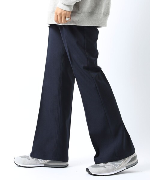 FREAK'S STORE(フリークスストア)の「WEB限定 スタプレ ポリツイル フレアパンツ/デニム/センタープレススラックス(スラックス・メンズ・ブラック/ベージュ/ネイビー/ブラウン/オリーブ/インディゴブルー・SMALL/MEDIUM/LARGE)」の15枚目の写真