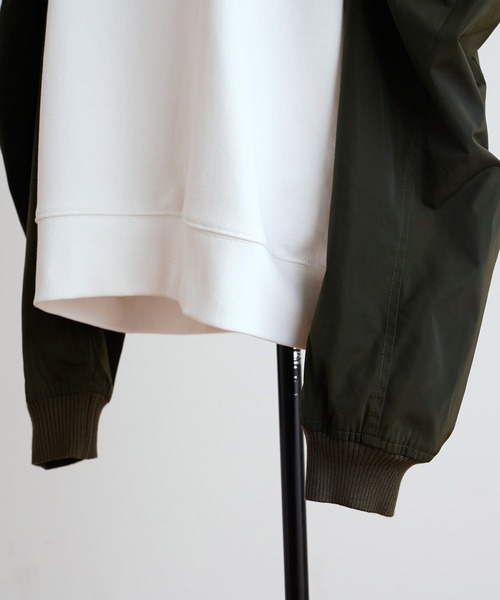 BEARDSLEY（ビアズリー）の「ブルゾンのお袖が切り替えになった《VVTIAN》カットソー（Tシャツ/カットソー・レディース・ホワイト・M）」の11枚目の写真