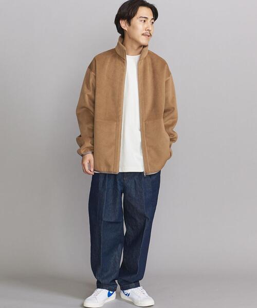 BEAUTY&YOUTH UNITED ARROWS(ビューティーアンドユースユナイテッドアローズ)の「BY ビーバーフリース ジップ ブルゾン(ブルゾン・メンズ・ベージュ/ネイビー・M/L/XL/S)」の18枚目の写真