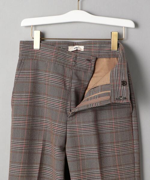 Uhr（ウーア）の「＜Uhr＞チェックスリット パンツ Ψ（その他パンツ・レディース・ベージュ・38/36）」の6枚目の写真