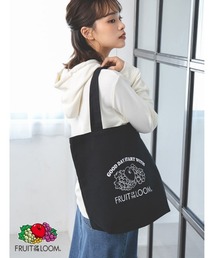 【FRUIT OF THE LOOM】モノトーンロゴトートバッグ