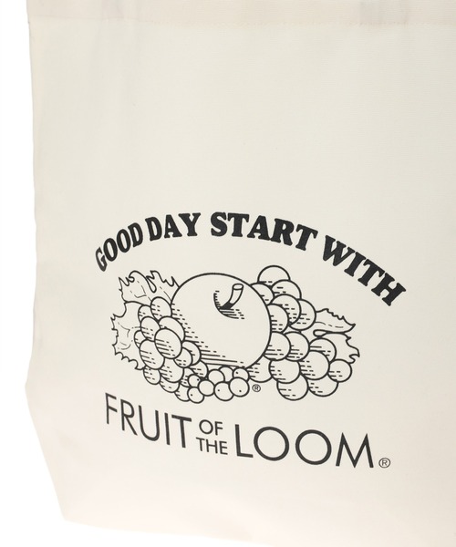 fifth（フィフス）の「【FRUIT OF THE LOOM】モノトーンロゴトートバッグ（トートバッグ・レディース・ホワイト/ブラック・FREE）」の9枚目の写真