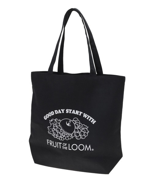 fifth（フィフス）の「【FRUIT OF THE LOOM】モノトーンロゴトートバッグ（トートバッグ・レディース・ホワイト/ブラック・FREE）」の5枚目の写真